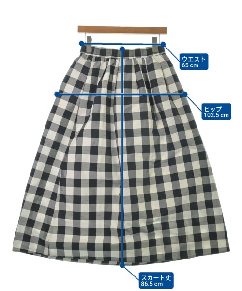 green label relaxing（グリーンレーベルリラクシング）ロング・マキシ丈スカート 黒 サイズ:F レディース/2200640044015