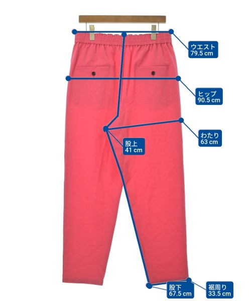 green label relaxing（グリーンレーベルリラクシング）スラックス ピンク サイズ:44(XL位) レディース/2200649014026