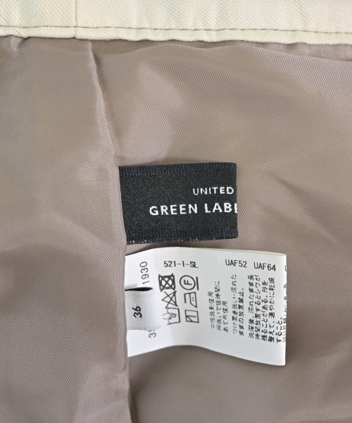 green label relaxing（グリーンレーベルリラクシング）スラックス ベージュ サイズ:36(S位) レディース/2200640975036