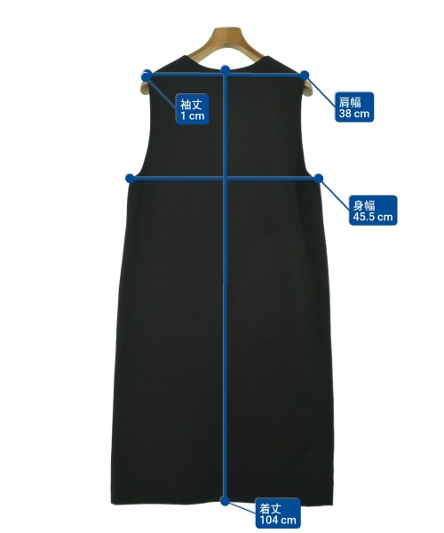 green label relaxing（グリーンレーベルリラクシング）ワンピース 黒 サイズ:F レディース/2200641701023