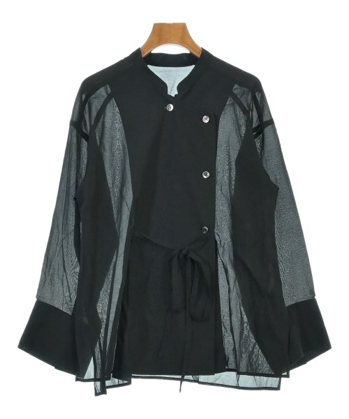 green label relaxing(グリーンレーベルリラクシング)ブラウス 黒 サイズ:F/2200649256044