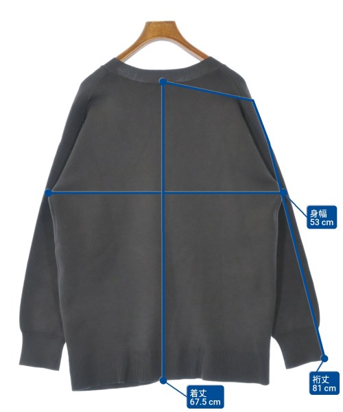 green label relaxing（グリーンレーベルリラクシング）カーディガン グレー サイズ:F レディース/2200637124027