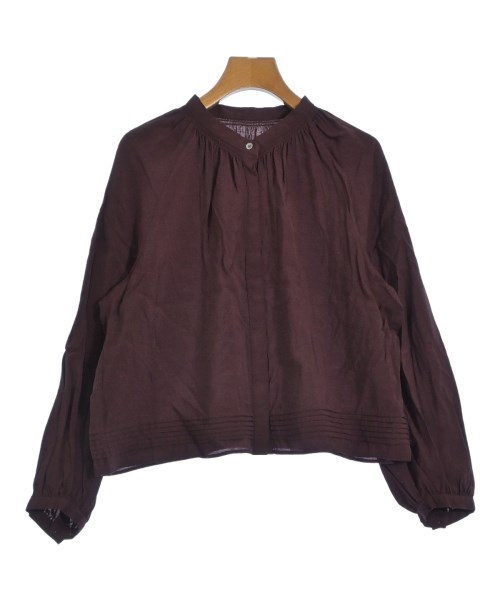 green label relaxing(グリーンレーベルリラクシング)ブラウス 赤 サイズ:F/2200643416062