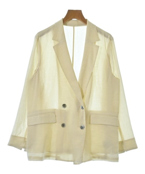 green label relaxing(グリーンレーベルリラクシング)テーラードジャケット 白 サイズ:F/2200650165069
