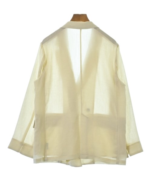 green label relaxing（グリーンレーベルリラクシング）テーラードジャケット 白 サイズ:F レディース/2200650165069