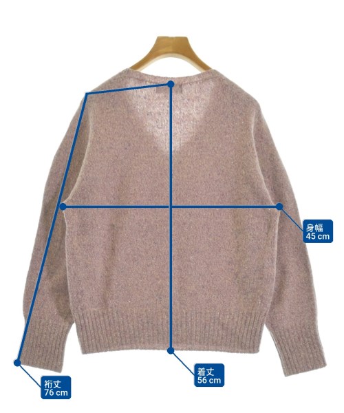 green label relaxing（グリーンレーベルリラクシング）ニット・セーター ピンク サイズ:F レディース/2200637408035