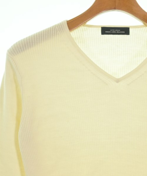 green label relaxing（グリーンレーベルリラクシング）ニット・セーター 白 サイズ:F レディース/2200650740051