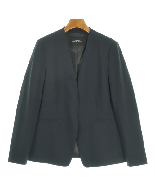 green label relaxing(グリーンレーベルリラクシング)ノーカラージャケット 紺 サイズ:42(L位)/2200641922084