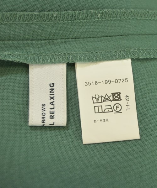 green label relaxing（グリーンレーベルリラクシング）ブラウス 緑 サイズ:F レディース/2200641922114