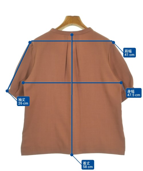 green label relaxing（グリーンレーベルリラクシング）ブラウス 茶 サイズ:F レディース/2200641922138