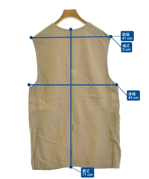 green label relaxing（グリーンレーベルリラクシング）ベスト ベージュ サイズ:F レディース/2200644811170