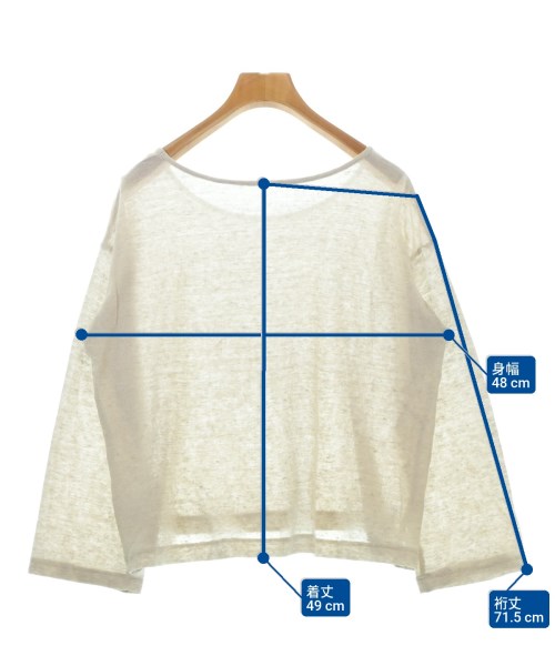 green label relaxing（グリーンレーベルリラクシング）ニット・セーター ベージュ サイズ:F レディース/2200645719079