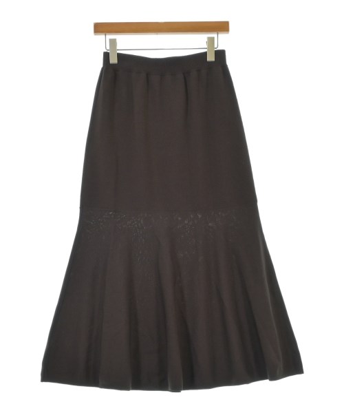 green label relaxing（グリーンレーベルリラクシング）ロング・マキシ丈スカート 茶 サイズ:-(M位) レディース/2200646429137