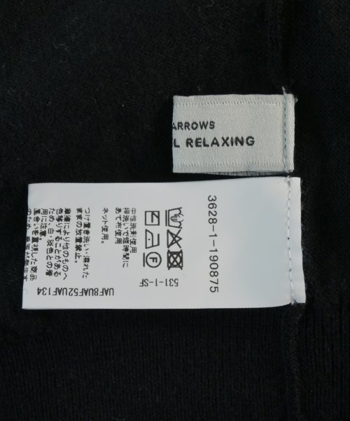 green label relaxing（グリーンレーベルリラクシング）カーディガン 黒 サイズ:F レディース/2200648165026