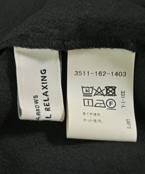 green label relaxing（グリーンレーベルリラクシング）ブラウス 黒 サイズ:F レディース/2200644162012