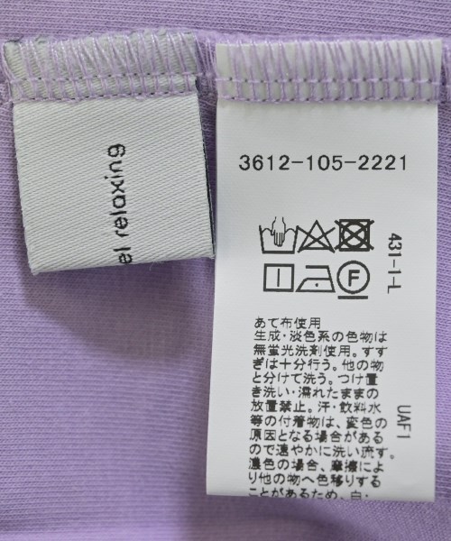 green label relaxing（グリーンレーベルリラクシング）Tシャツ・カットソー 紫 サイズ:F レディース/2200644893169