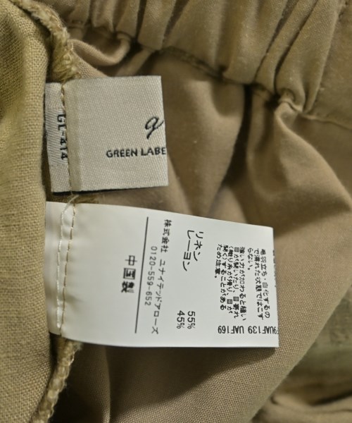 green label relaxing（グリーンレーベルリラクシング）カーゴパンツ ベージュ サイズ:36(S位) レディース/2200646781051