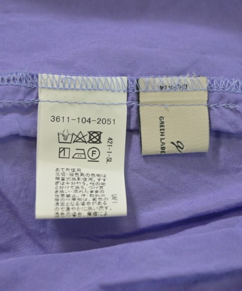 green label relaxing（グリーンレーベルリラクシング）ブラウス 紫 サイズ:-(L位) レディース/2200651603126