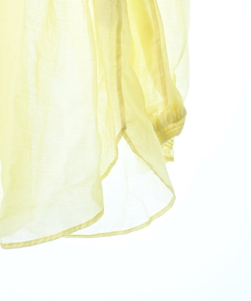 green label relaxing（グリーンレーベルリラクシング）ブラウス 黄 サイズ:F レディース/2200648780038