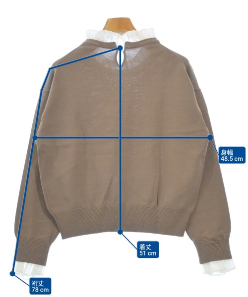 green label relaxing（グリーンレーベルリラクシング）ニット・セーター グレー サイズ:-(M位) レディース/2200641648212