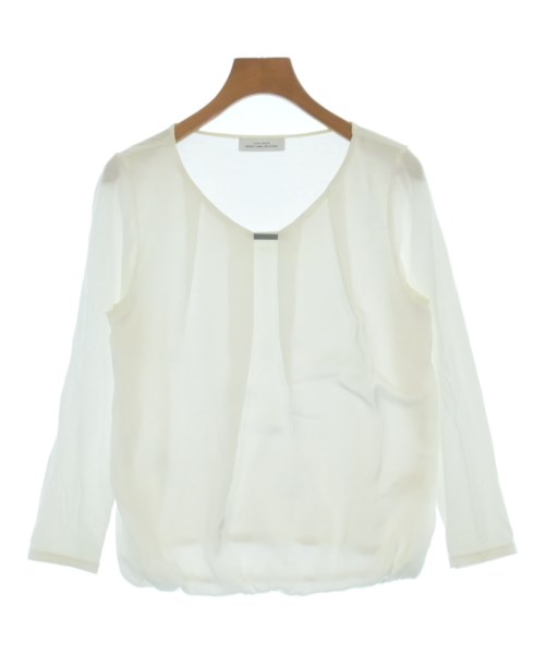 green label relaxing(グリーンレーベルリラクシング)ブラウス 白 サイズ:F/2200643991255