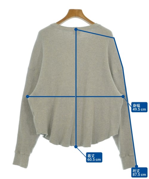 green label relaxing（グリーンレーベルリラクシング）Tシャツ・カットソー グレー サイズ:-(M位) レディース/2200647742051