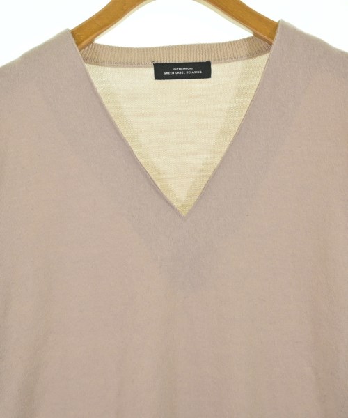 green label relaxing（グリーンレーベルリラクシング）ニット・セーター ピンク サイズ:F レディース/2200649056026