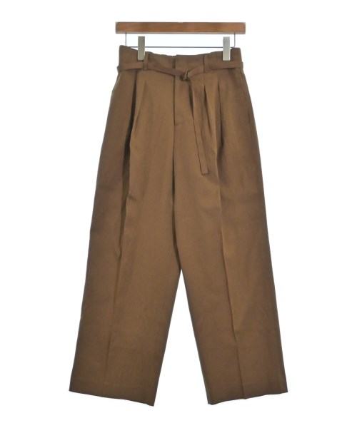 green label relaxing(グリーンレーベルリラクシング)スラックス 茶 サイズ:38(M位)/2200648382065