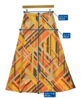 green label relaxing（グリーンレーベルリラクシング）ロング・マキシ丈スカート オレンジ サイズ:38(M位) レディース/2200652733174