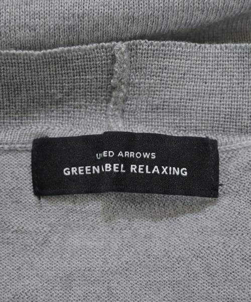 green label relaxing（グリーンレーベルリラクシング）カーディガン グレー サイズ:F レディース/2200649894048