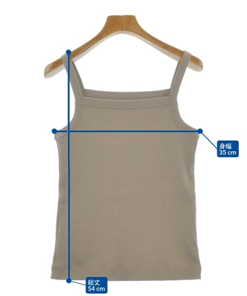 green label relaxing（グリーンレーベルリラクシング）キャミソール グレー サイズ:F レディース/2200648405115