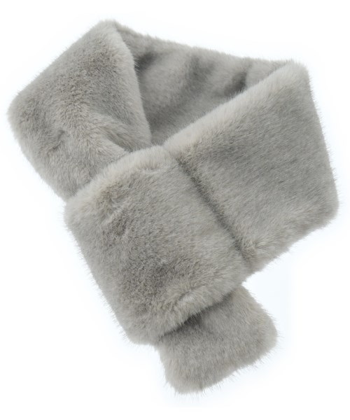 green label relaxing(グリーンレーベルリラクシング)マフラー グレー サイズ:-/2200650814035