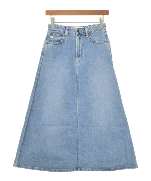 green label relaxing(グリーンレーベルリラクシング)ロング・マキシ丈スカート 青 サイズ:S/2200654107010