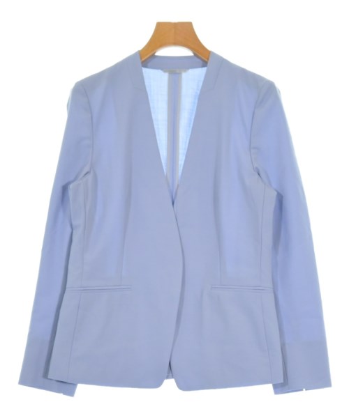 green label relaxing(グリーンレーベルリラクシング)ノーカラージャケット 青 サイズ:38(M位)/2200650815032