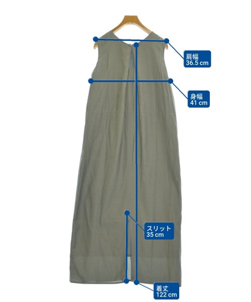 green label relaxing（グリーンレーベルリラクシング）ワンピース グレー サイズ:-(M位) レディース/2200700421060