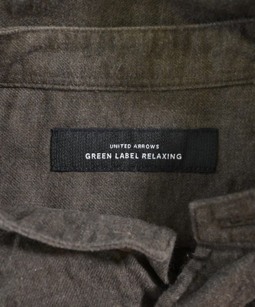 green label relaxing（グリーンレーベルリラクシング）カジュアルシャツ 茶 サイズ:S レディース/2200698682092