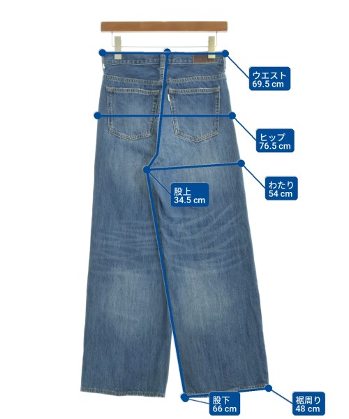 green label relaxing（グリーンレーベルリラクシング）デニムパンツ 青 サイズ:34(XS位) レディース/2200702548048