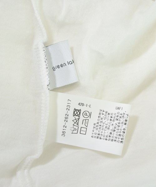 green label relaxing（グリーンレーベルリラクシング）Tシャツ・カットソー 白 サイズ:-(XS位) レディース/2200702916052