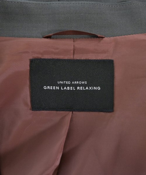 green label relaxing（グリーンレーベルリラクシング）ノーカラージャケット グレー サイズ:38(M位) レディース/2200702201011