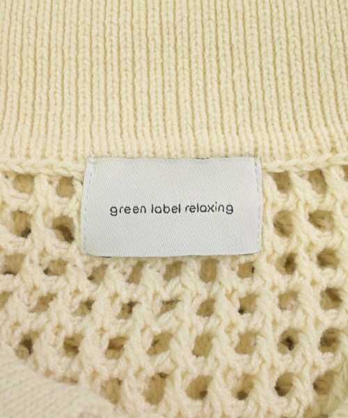 green label relaxing（グリーンレーベルリラクシング）カーディガン 白 サイズ:F レディース/2200700957170
