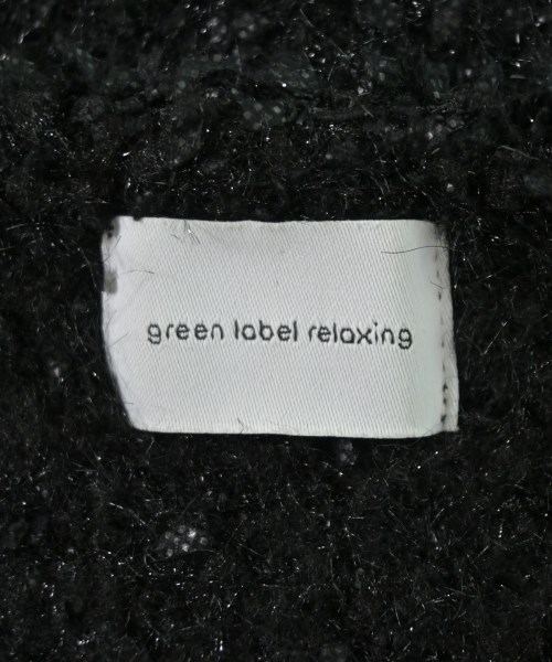 green label relaxing（グリーンレーベルリラクシング）カーディガン 黒 サイズ:F レディース/2200704919013
