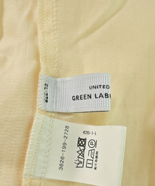 green label relaxing（グリーンレーベルリラクシング）シャツワンピース 黄 サイズ:F レディース/2200702551116
