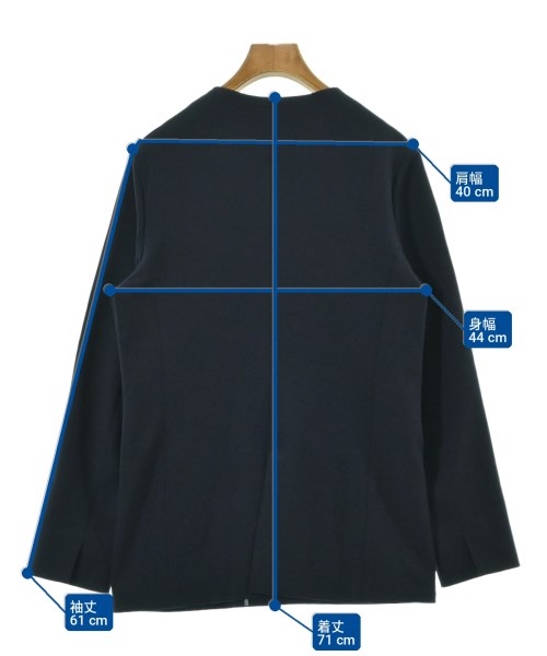 green label relaxing（グリーンレーベルリラクシング）ノーカラージャケット 紺 サイズ:40(M位) レディース/2200701184025