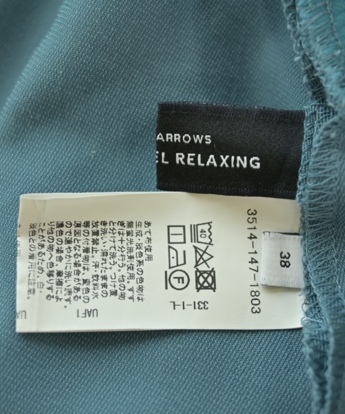 green label relaxing（グリーンレーベルリラクシング）スラックス 青 サイズ:38(M位) レディース/2200707646015