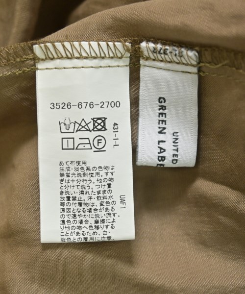 green label relaxing（グリーンレーベルリラクシング）シャツワンピース 茶 サイズ:-(M位) レディース/2200707280028
