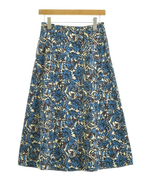 WORK TRIP OUTFITS GREENLABELRELAXING（ワークトリップアウトフィッツグリーンレーベルリラクシング）ロング・マキシ丈スカート 青 サイズ:M レディース/2200662645122