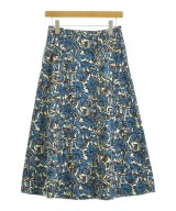 WORK TRIP OUTFITS GREENLABELRELAXING（ワークトリップアウトフィッツグリーンレーベルリラクシング）ロング・マキシ丈スカート 青 サイズ:M レディース/2200662645122