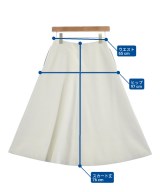 green label relaxing（グリーンレーベルリラクシング）ロング・マキシ丈スカート 白 サイズ:38(M位) レディース/2200659832023