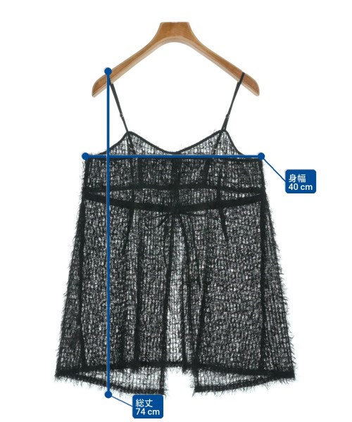 green label relaxing（グリーンレーベルリラクシング）カジュアルシャツ 黒 サイズ:-(S位) レディース/2200659070050