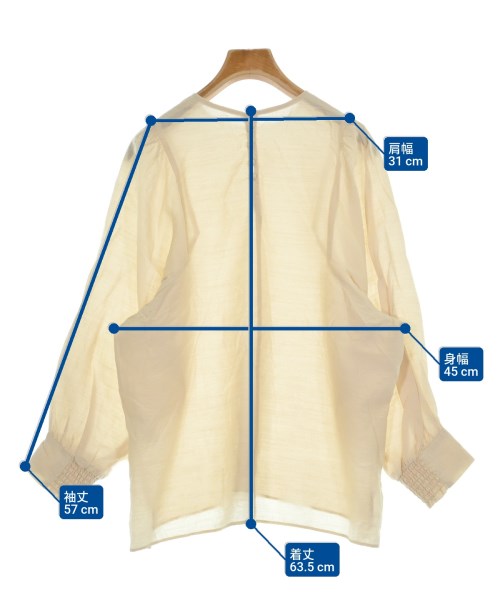 green label relaxing（グリーンレーベルリラクシング）ブラウス ベージュ サイズ:F レディース/2200660145204